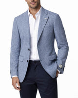 Herbie Frogg Maddox Sports Jacket Linen Blend Blue Northern Ireland