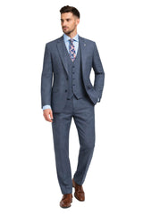 Herbie Frogg Mayfair 3 Piece Suit Blue/Grey Northern Ireland Belfast