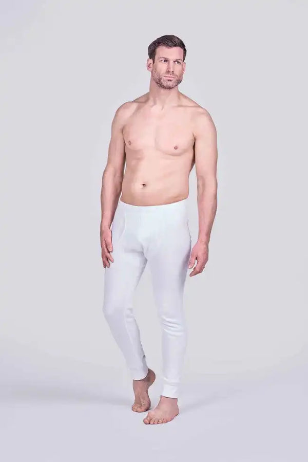 HJ Hall Mens Thermal Long Johns White Northern Ireland Belfast