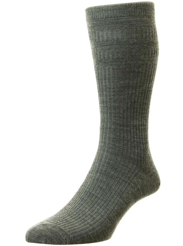 HJ Hall Men’s Wool Rich Softop Diabetic Socks - 1 Pair - Mid