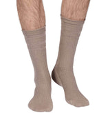 HJ Hall Original Cotton Softop Socks - 1 Pair - Mink