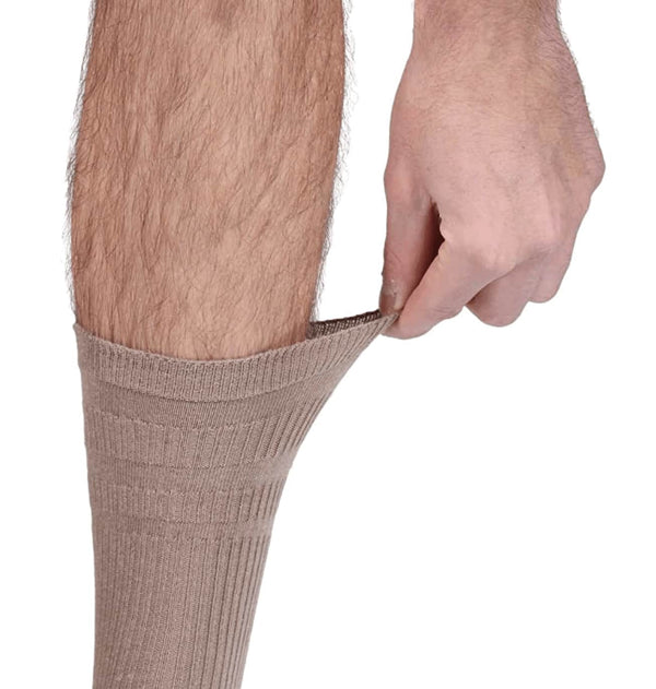 HJ Hall Original Cotton Softop Socks - 1 Pair - Mink