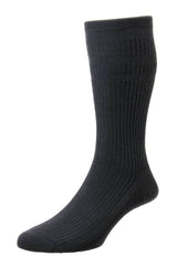 HJ Hall Soft Top Cotton Socks 1 Pair HJ91 Charcoal Northern Ireland