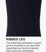 JCB Mens 3 Pack Work Boot Socks Navy/Black/Grey 6-11 Northern Ireland