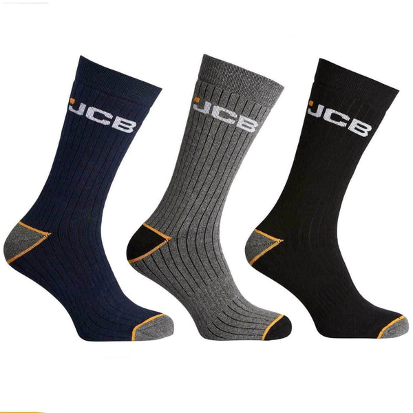JCB Outdoor Activity Mens Socks - Navy Multicolour