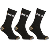 JCB Outdoor Activity Mens Boot Socks - Black