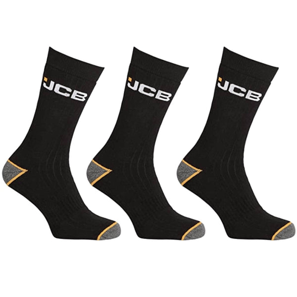 JCB Outdoor Activity Mens Boot Socks - Black