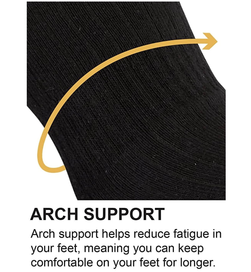 JCB Outdoor Activity Mens Boot Socks - Black