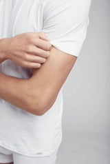 Jockey Mens 1 Pack Modern Stretch T-Shirt Vest - White