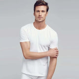 Jockey Mens 1 Pack Modern Stretch T-Shirt Vest - White