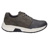 Josef Seibel Mens Mitchell 02 Leather Lace Up Trainers Granit Grey