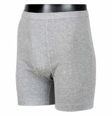 Klazig Underwear Boxer Shorts With Fly Single Pack Grey