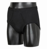 Klazig Underwear Briefs With Fly Single Pack Black