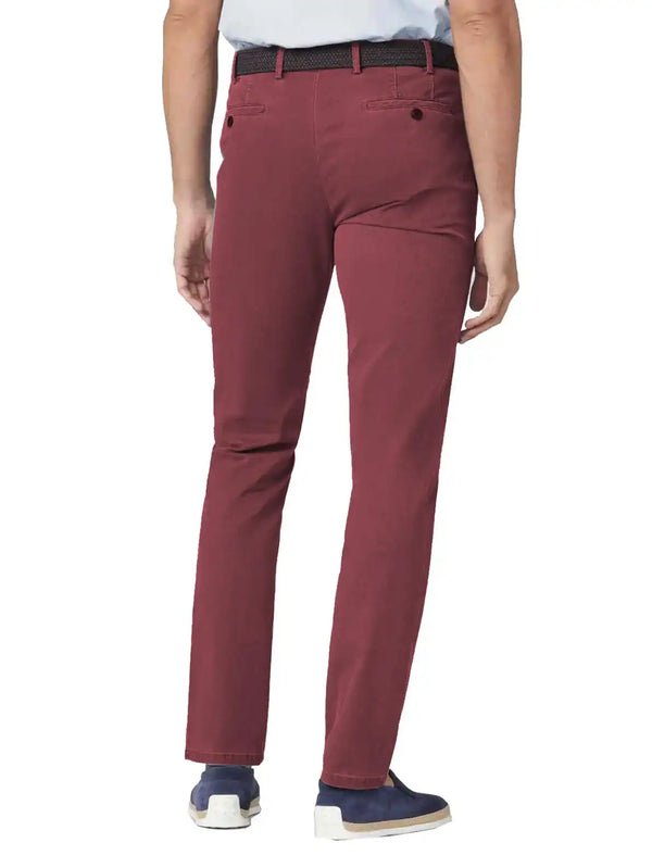 LCDN By Nalo Bruno Stretch Mens Chino Trousers Rose Red Northern