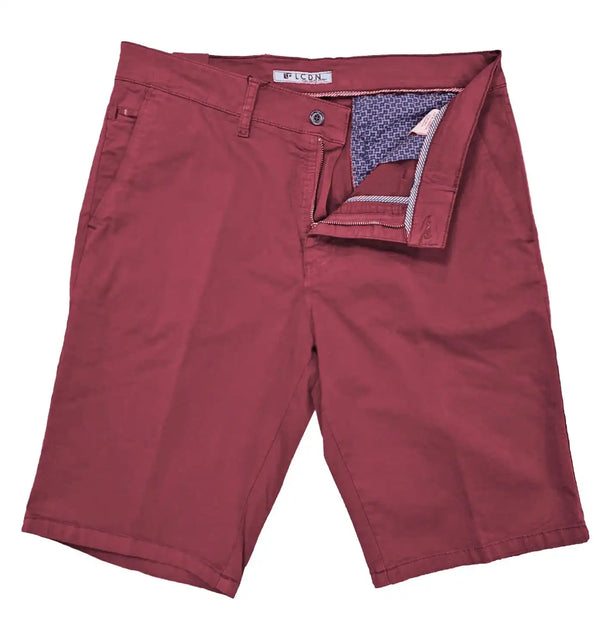 LCDN Men’s Chino Shorts Stretch Fit Rose Red Northern Ireland Belfast