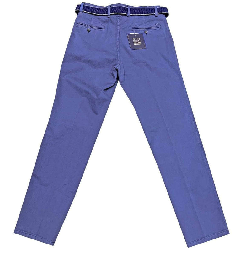 LCDN - Stretch Fit Chino Trousers - Light Blue