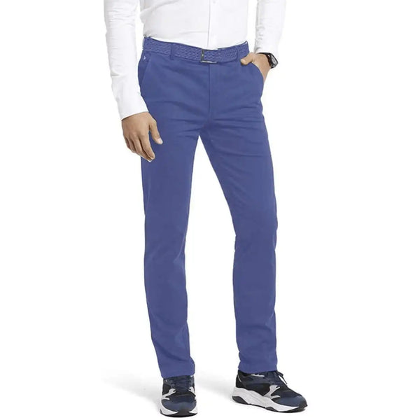 LCDN - Stretch Fit Chino Trousers - Light Blue