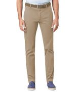 LCDN Men’s Stretch Fit Chino Trousers With Belt Bruno Beige Northern