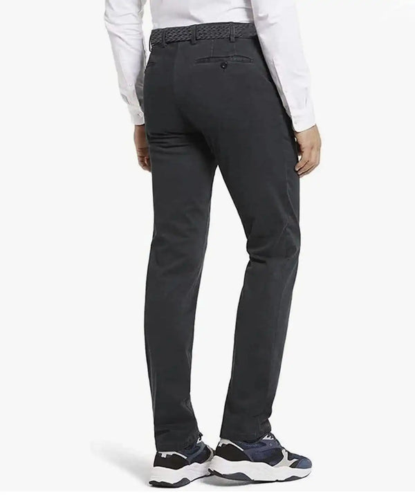 LCDN Men’s Stretch Fit Chino Trousers With Belt Yansi 