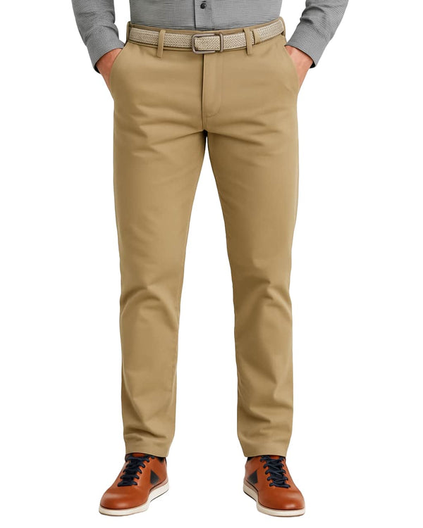 LCDN Men’s Stretch Tapered Fit Chino Trousers Beige Northern Ireland