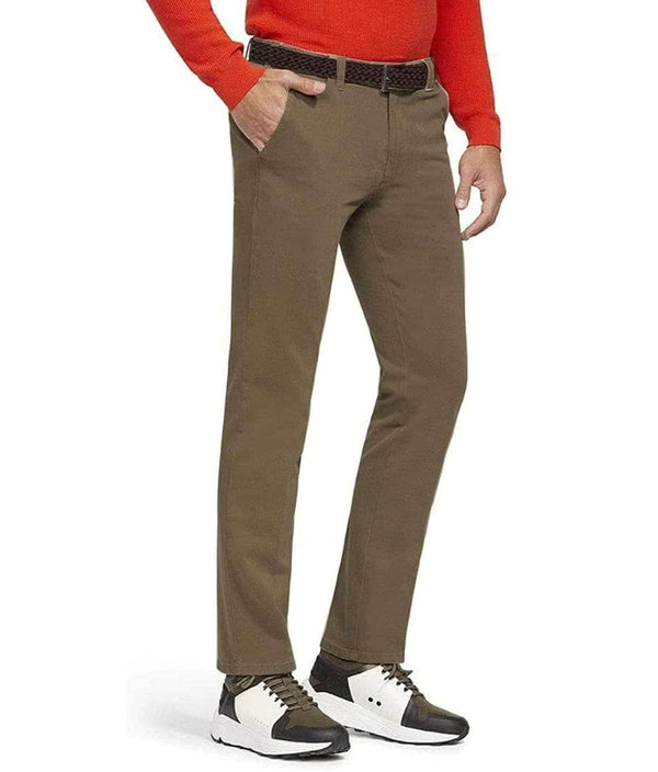 LCDN - Stretch Fit Chino Trousers - Brown.