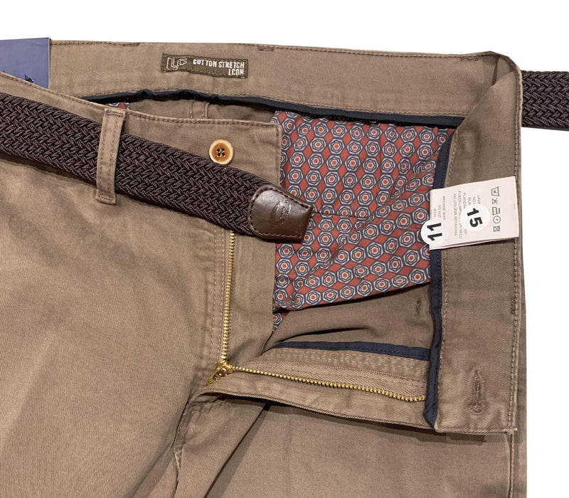 LCDN - Stretch Fit Chino Trousers - Brown.