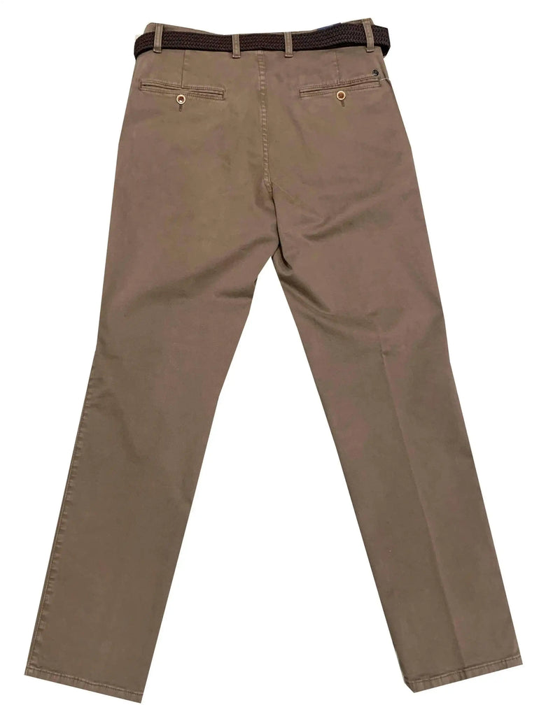 LCDN - Stretch Fit Chino Trousers - Brown.