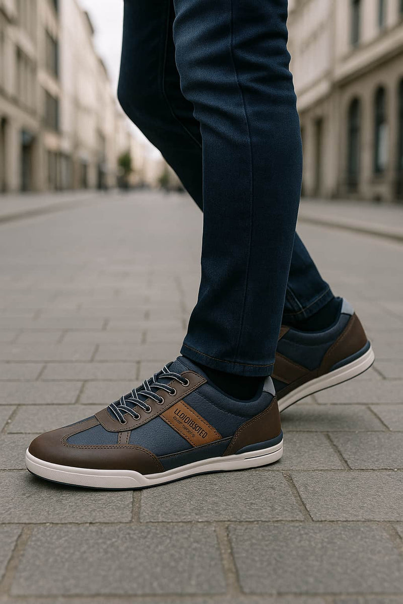 Lloyd And Pryce Mens Shoes Lakai Carbourneville Brown/Navy Northern