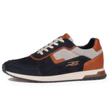 Lloyd & Pryce Basham Soft Storm Navy Leather Sneakers Northern