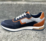 Lloyd & Pryce Basham Soft Storm Navy Leather Sneakers Northern