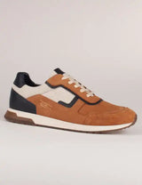 Lloyd & Pryce Basham Soft Umber Tan Leather Sneakers Northern Ireland