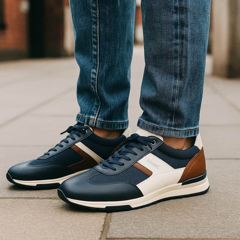 Lloyd & Pryce Mens Deswal Sneakers Atlantic Navy Northern Ireland