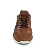 Lloyd & Pryce Mens Gallo Leather Trainers Umber Split Tan Northern