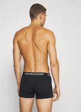Lyle & Scott Barclay 3-Pack Cotton Stretch Men's Boxer Briefs Black