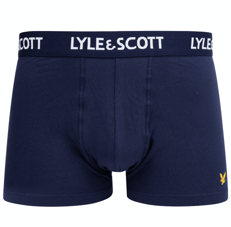 Lyle & Scott Barclay 3-Pack Cotton Stretch Men's Boxer Briefs Navy