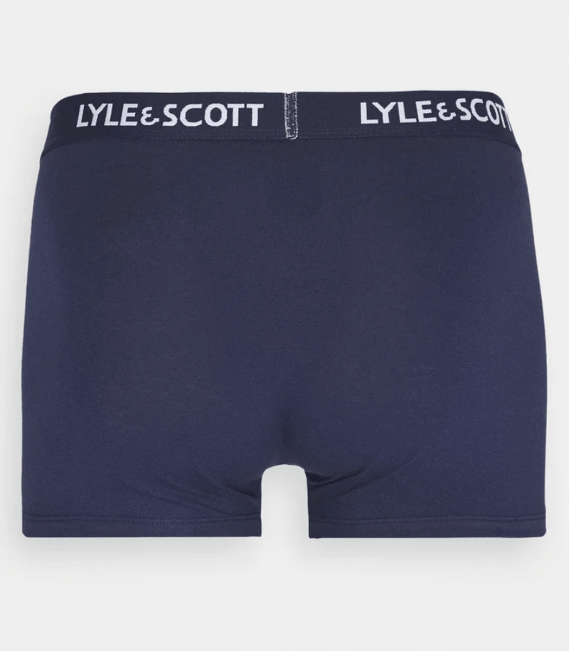 Lyle & Scott Barclay 3-Pack Cotton Stretch Men's Boxer Briefs Navy