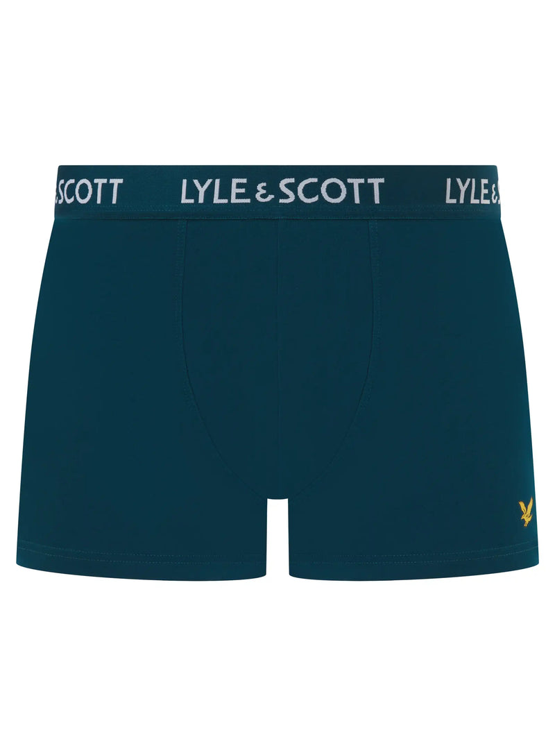 Lyle & Scott Barclay Boxer Briefs 3 Pack Chambray Blue/Sailor/Peacoat