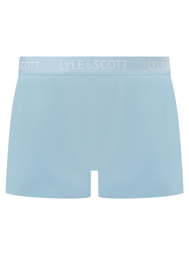 Lyle & Scott Barclay Boxer Briefs 3 Pack Chambray Blue/Sailor/Peacoat