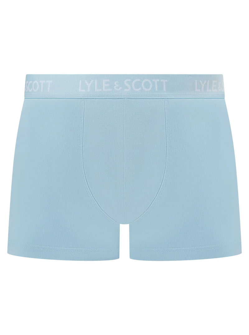 Lyle & Scott Barclay Boxer Briefs 3 Pack Chambray Blue/Sailor/Peacoat