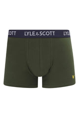 Lyle & Scott Barclay Boxer Briefs 3 Pack Ruby/Peacoat/Ivy Northern