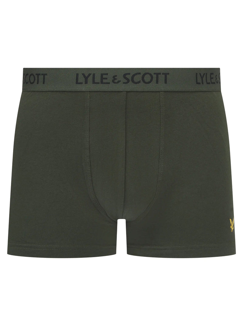 Lyle & Scott Barclay Boxers Climbing Ivy/ Salior Blue/ Wine Northern