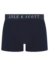 Lyle & Scott Boxer Trunks Neville 3 Pack Chambray Blue/Blue
