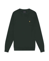 Lyle & Scott Cotton Merino Crew Neck Jumper Argyle Teal Northern