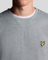 Lyle & Scott Crew Neck Sweatshirt Mid Grey Marl Northern Ireland