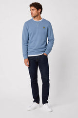 Lyle & Scott Crew Neck Sweatshirt Power Blue Northern Ireland Belfast