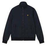 Lyle & Scott Fleece Lined Funnel Neck Jacket Navy - Coats & 