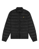 Lyle & Scott Funnel Neck Wadded Jacket Black Northern Ireland Belfast