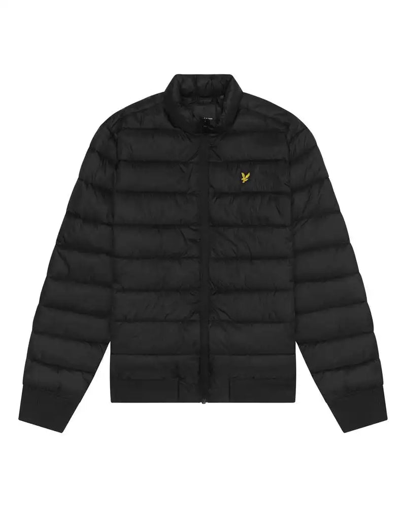 Lyle & Scott Funnel Neck Wadded Jacket Black Northern Ireland Belfast