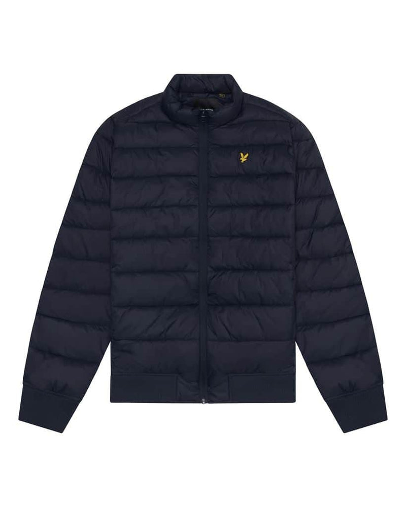 Lyle & Scott Funnel Neck Wadded Jacket Navy Northern Ireland Belfast