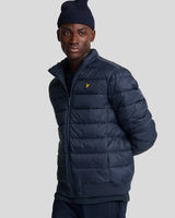 Lyle & Scott Funnel Neck Wadded Jacket Navy Northern Ireland Belfast